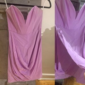 Zimmermann Draped Silk Strapless Tulip Dress